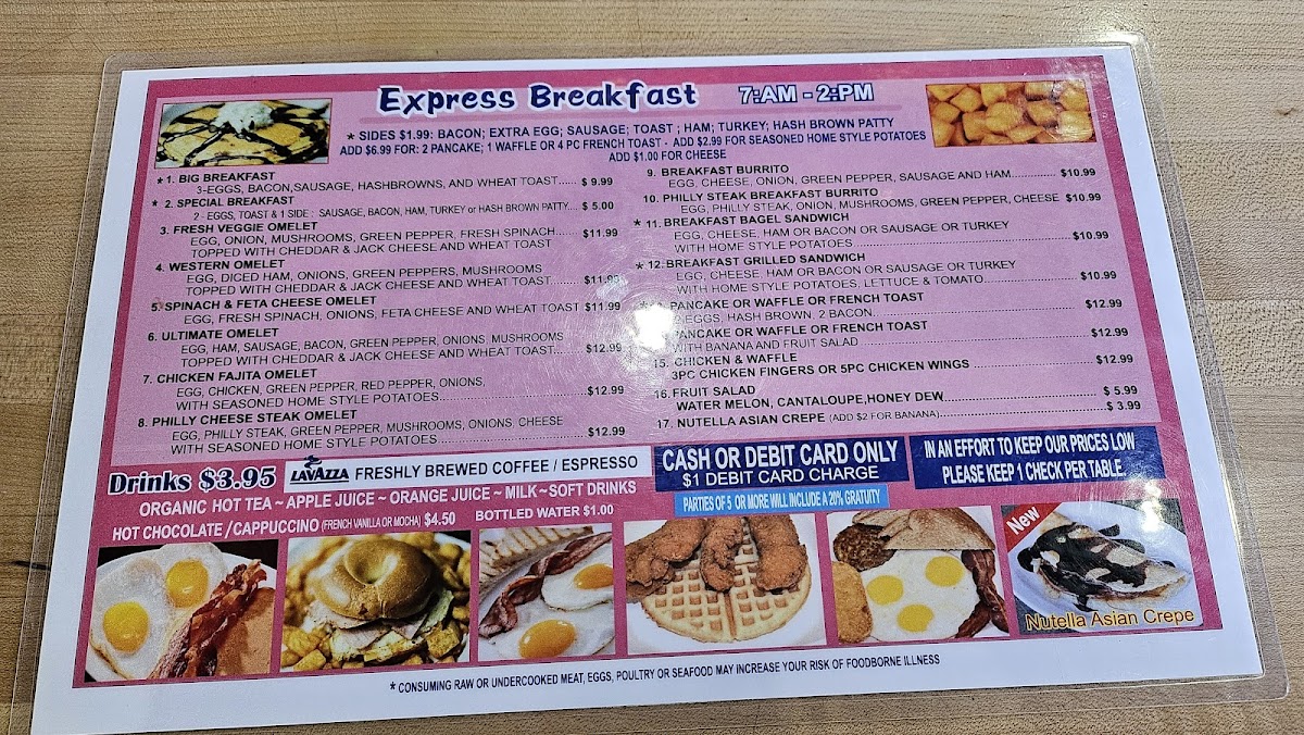 5 Dollar Cafe Menu - Image 5